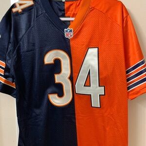 Nike Men's Navy and Orange Jersey